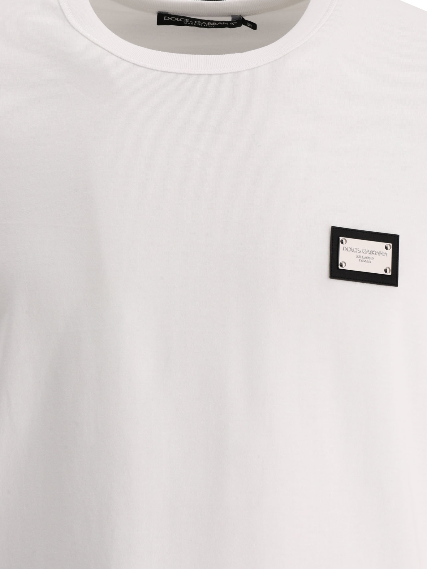 DOLCE & GABBANA T-shirt with logo plaque
